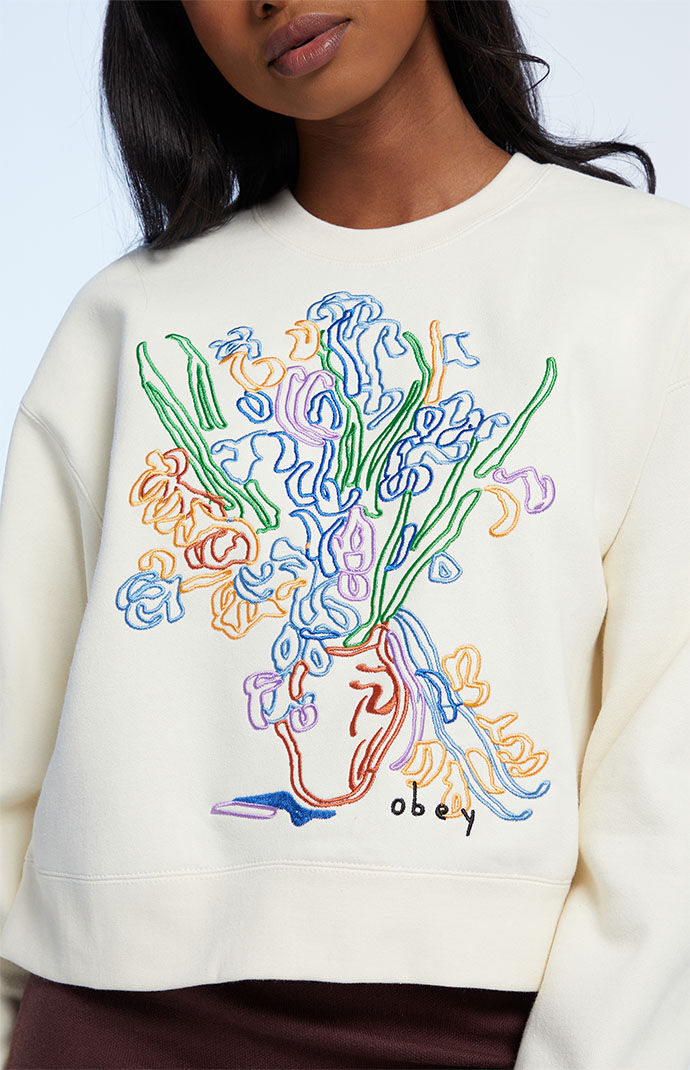 Obey crew neck womens deals