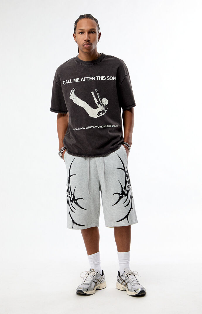 【美品】Reversible Painter Sweat Shorts Pacsun Warping In Time Fleece Sweat Shorts | Pacsun
