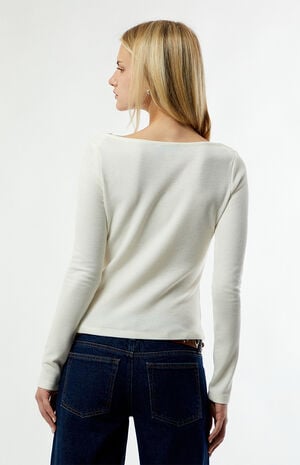 Jodi Long Sleeve Waffle Knit Top image number 5