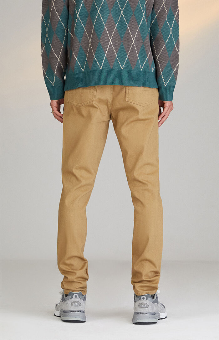 PacSun Khaki Stacked Skinny Jeans PacSun