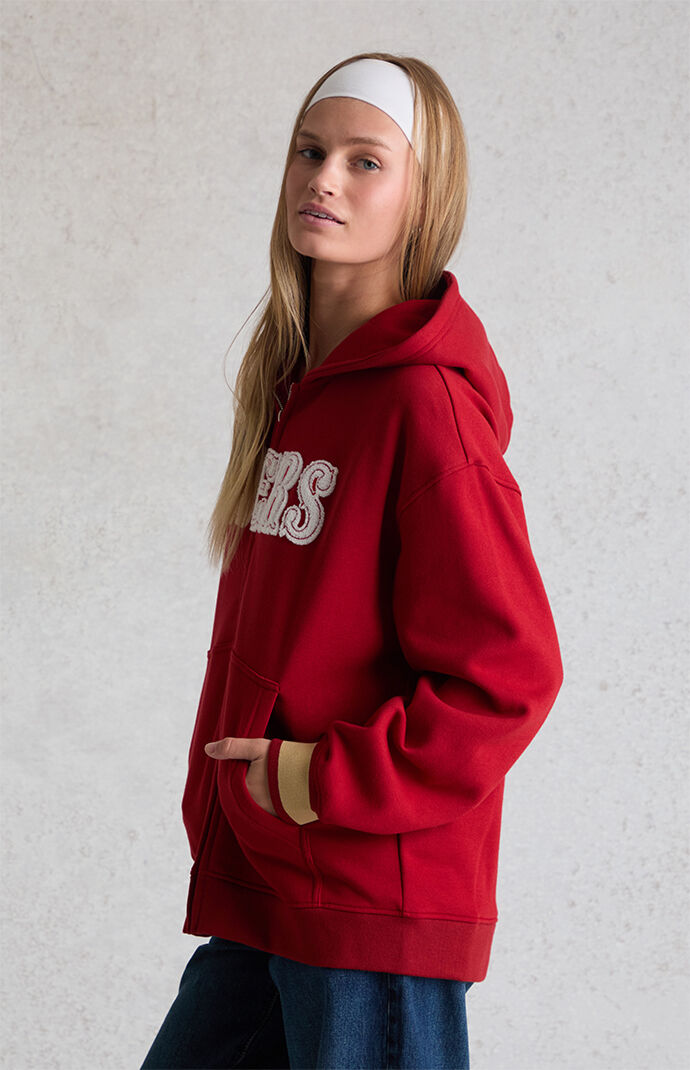 WILD COLLECTIVE x NFL SF 49ers Zip Up Hoodie