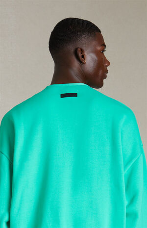 Mint Leaf Crew Neck Sweatshirt image number 4