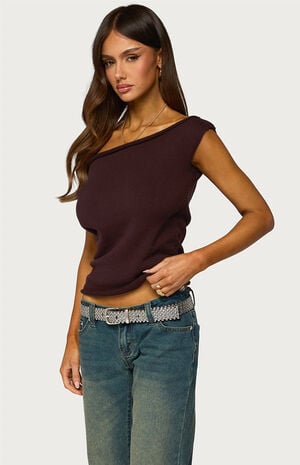 Lauria Off-The-Shoulder Knit Top image number 2