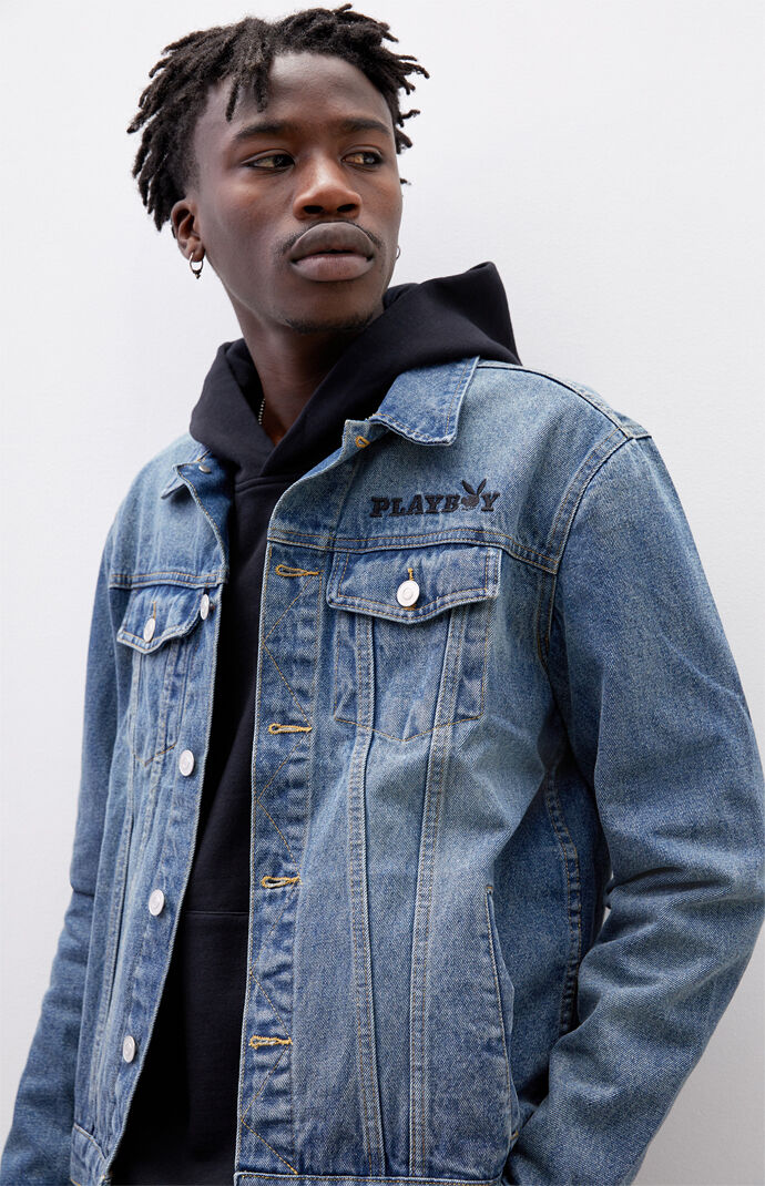 pacsun jean jacket mens