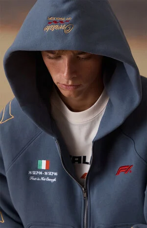 x Pacsun Corsa Zip Up Hoodie image number 5