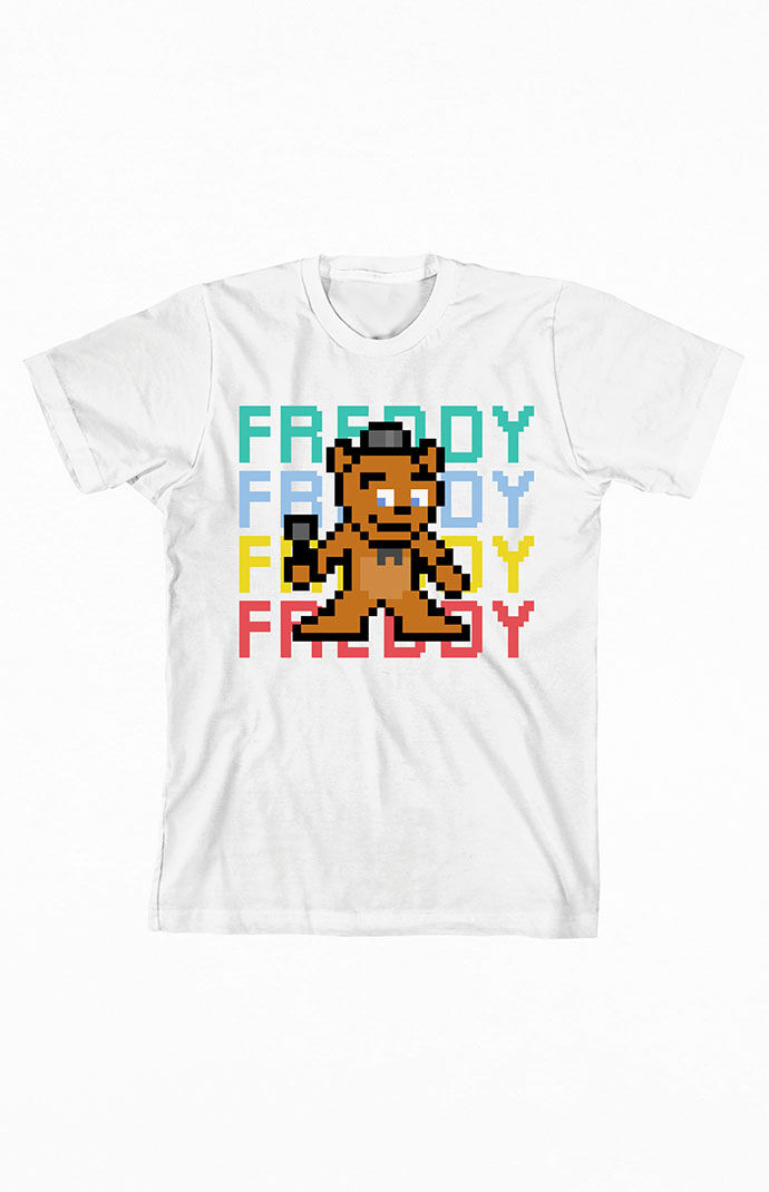 Pacsun Five Nights At Freddy's T-shirt In White