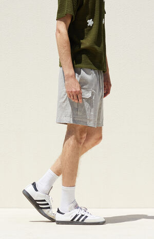 Linen Cargo Shorts image number 4