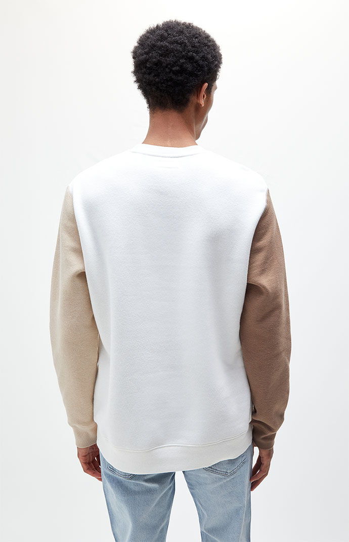 Color block hotsell crewneck sweatshirt