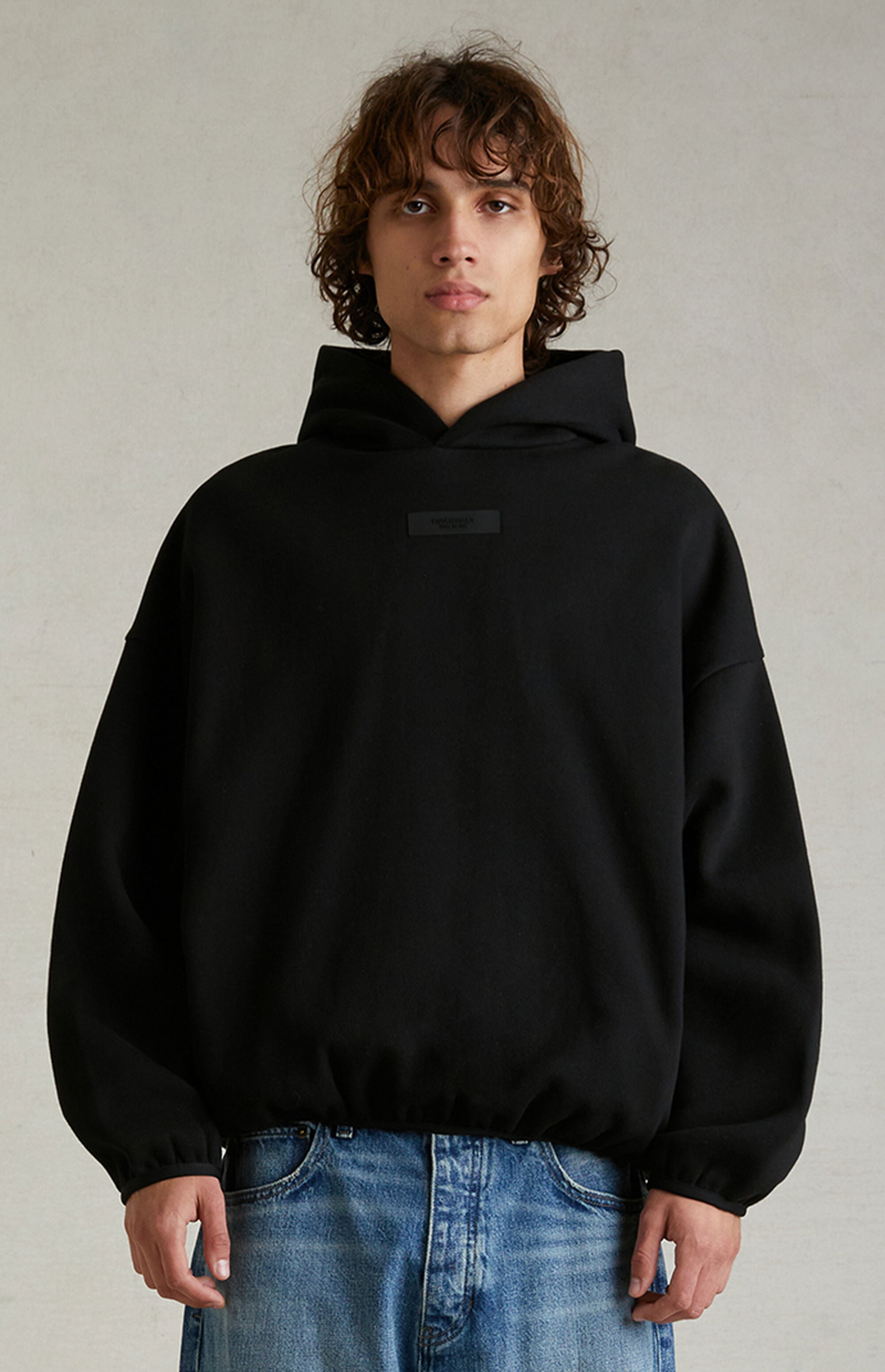 Black Essentials Hoodie Pacsun