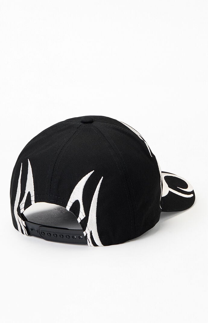 Pacsun Black Ascend Logo Snapback Hat