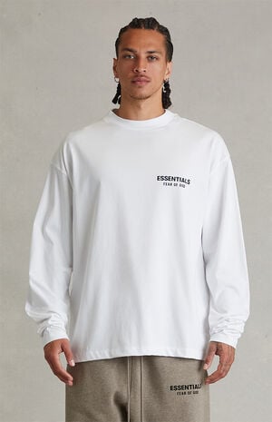 Bright White Classic Long Sleeve T-Shirt image number 2