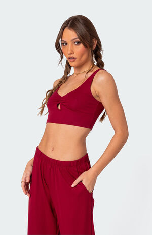 Jayla Cut Out Crop Top image number 3