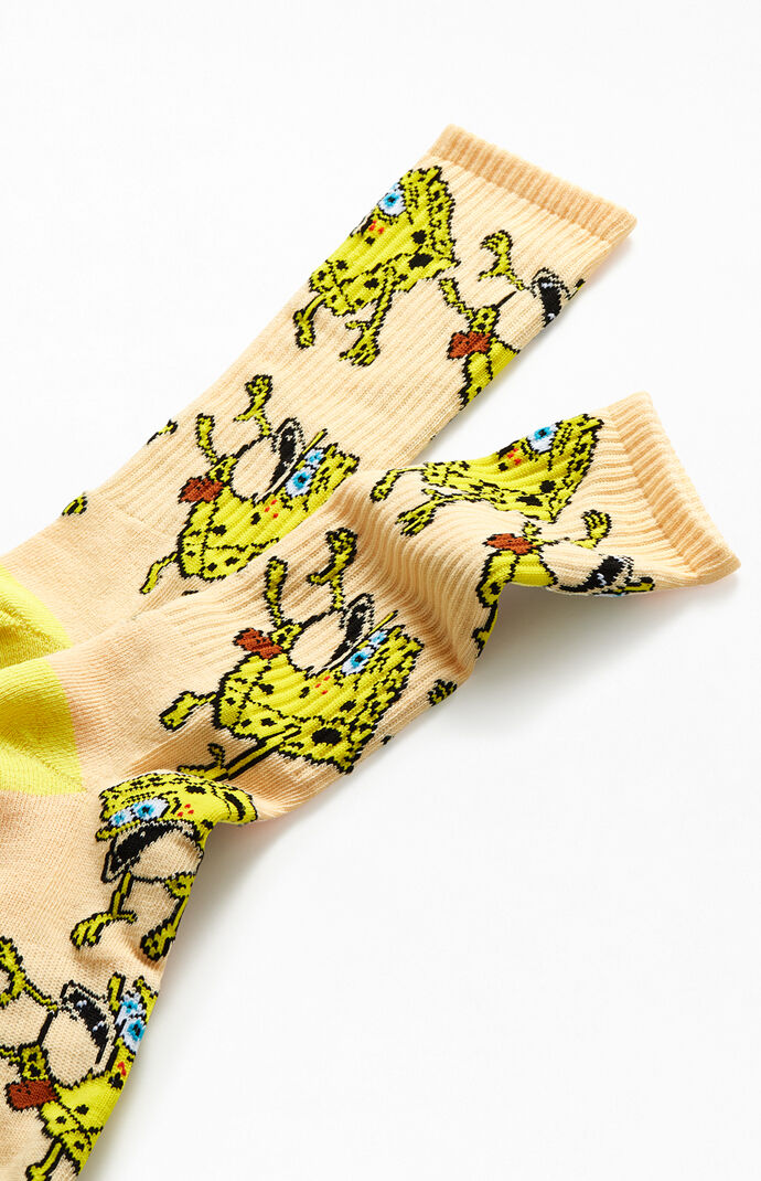 SpongeBob SquarePants Meme Crew Socks