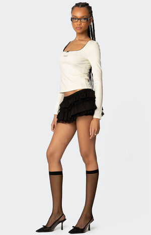 Fragile Square Neck Top image number 4