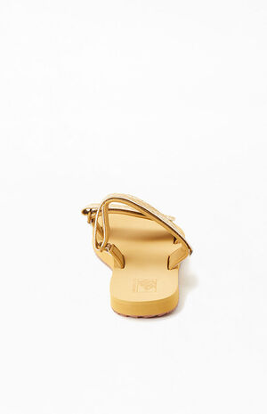 Women's Mustard Cayucas Sandals image number 3