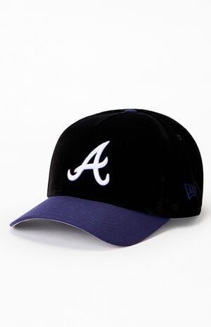 x PS Reserve Atlanta Braves 9FORTY Velvet Snapback Hat image number 4