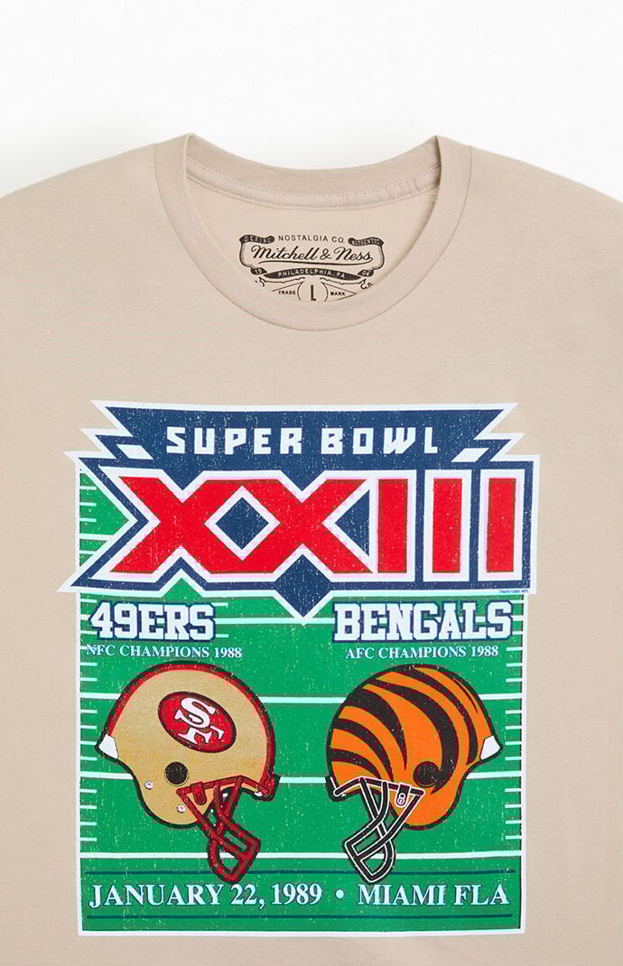 Mitchell & Ness NFL Super Bowl 49ERS Vs Bengals T-Shirt