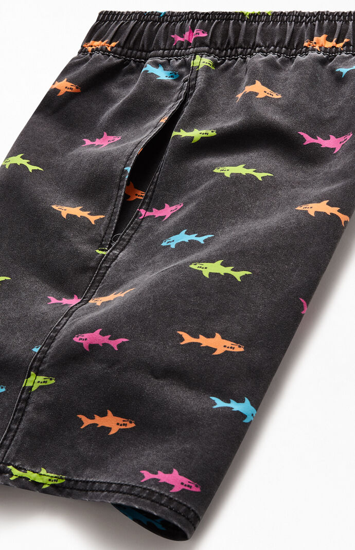 Neon Chubby 17" Swim Trunks