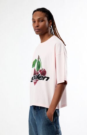 Golden Cropped Boxy T-Shirt image number 3