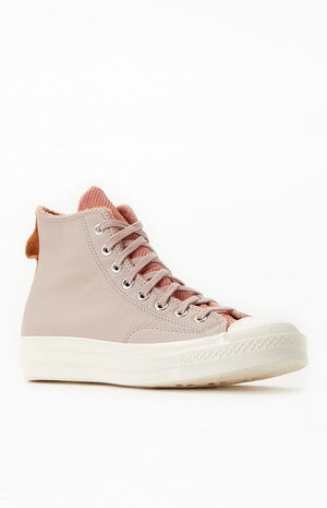 Mauve Chuck Taylor 70 Counter Climate High Top Sneakers image number 2