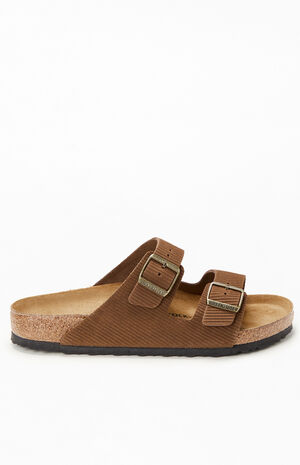 Arizona Corduroy Sandals Dark Tea image number 1