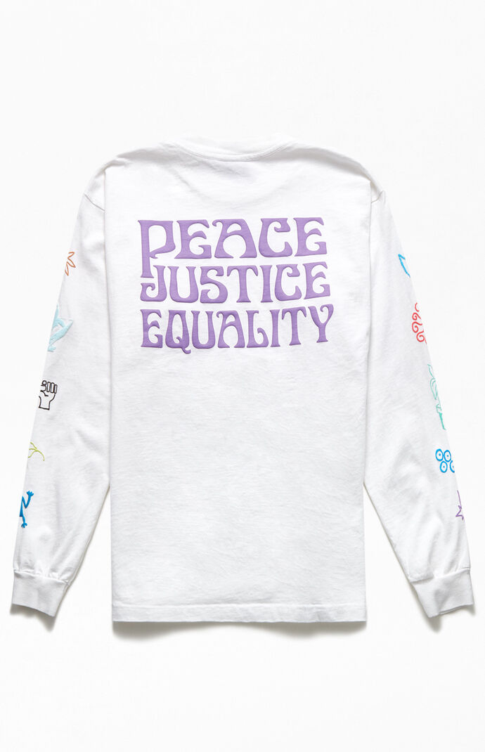 Peace Justice Equality Long Sleeve T-Shirt