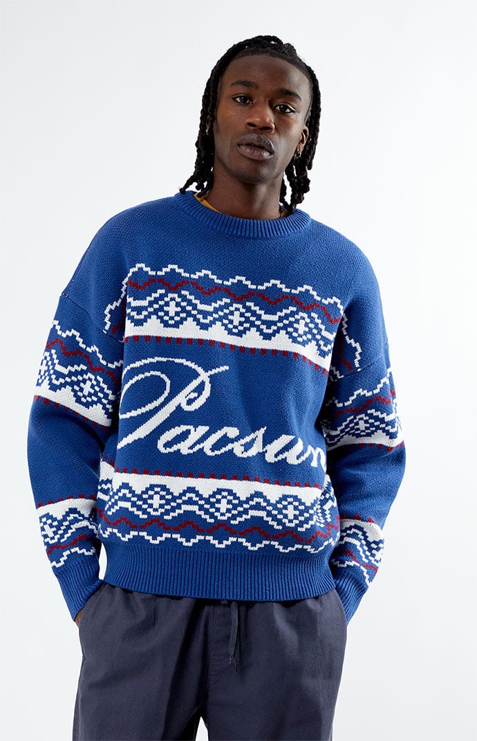 PacSun Fairisle Crew Sweater PacSun