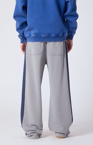 Paneled Extreme Baggy Fleece Sweatpants image number 4