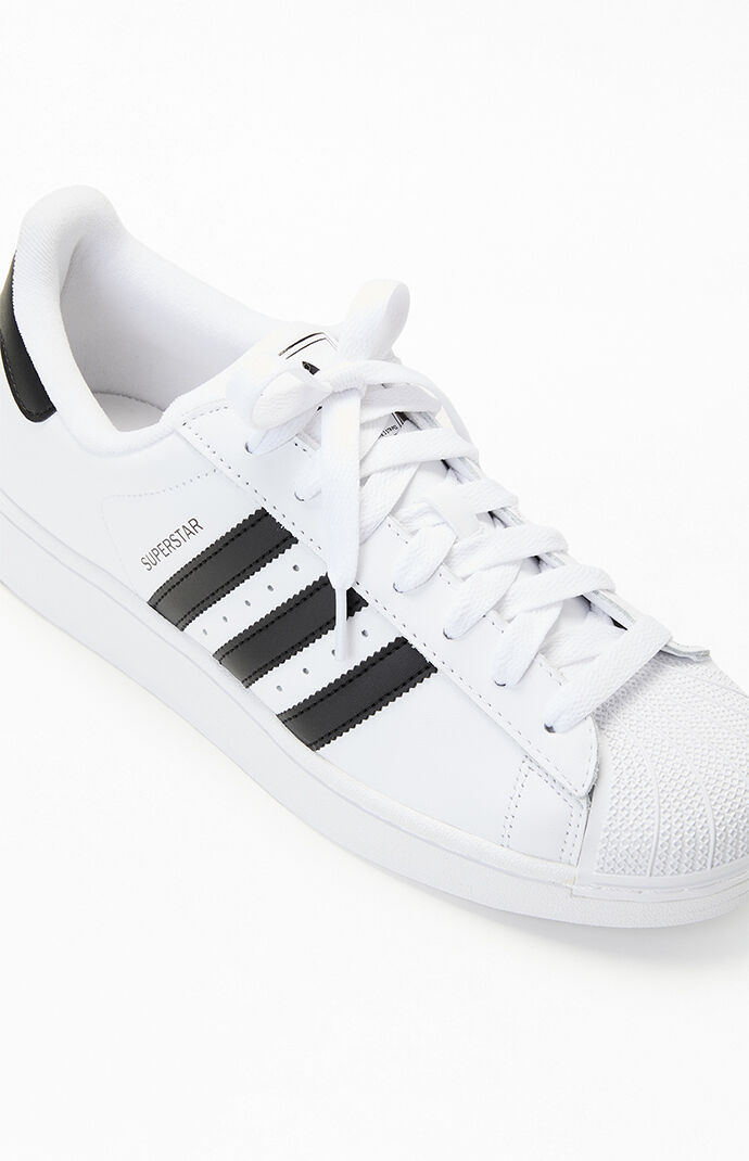 adidas White & Black Superstar II Shoes | Pacsun