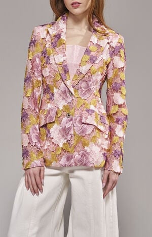Thalena Floral Blazer image number 1