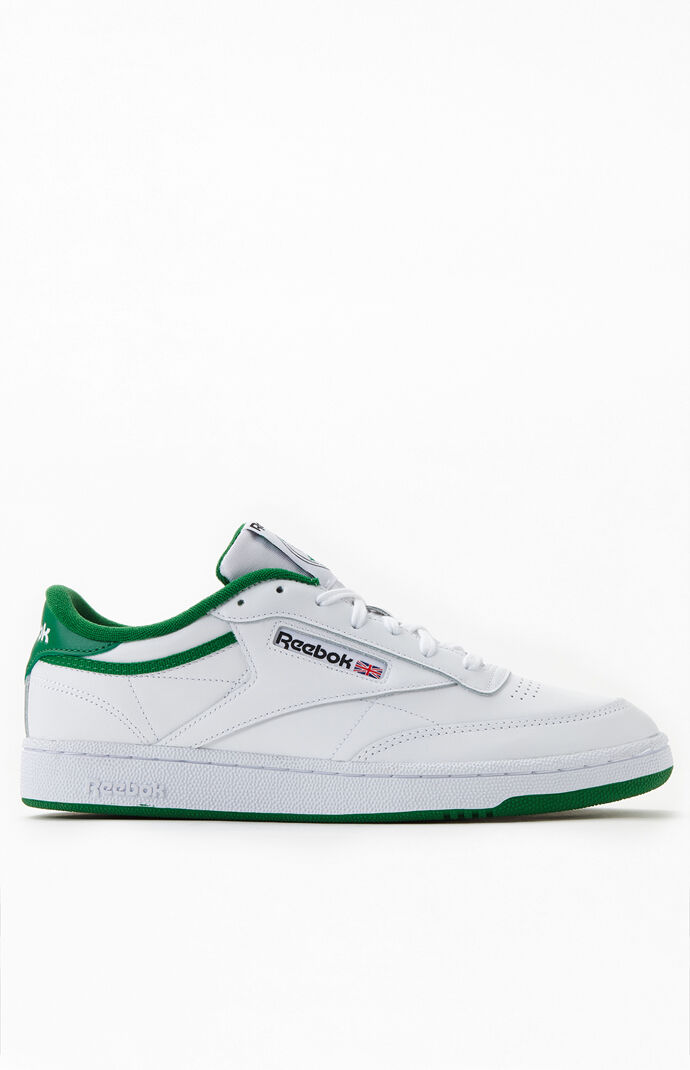 White & Green Anniversary Club C Shoes