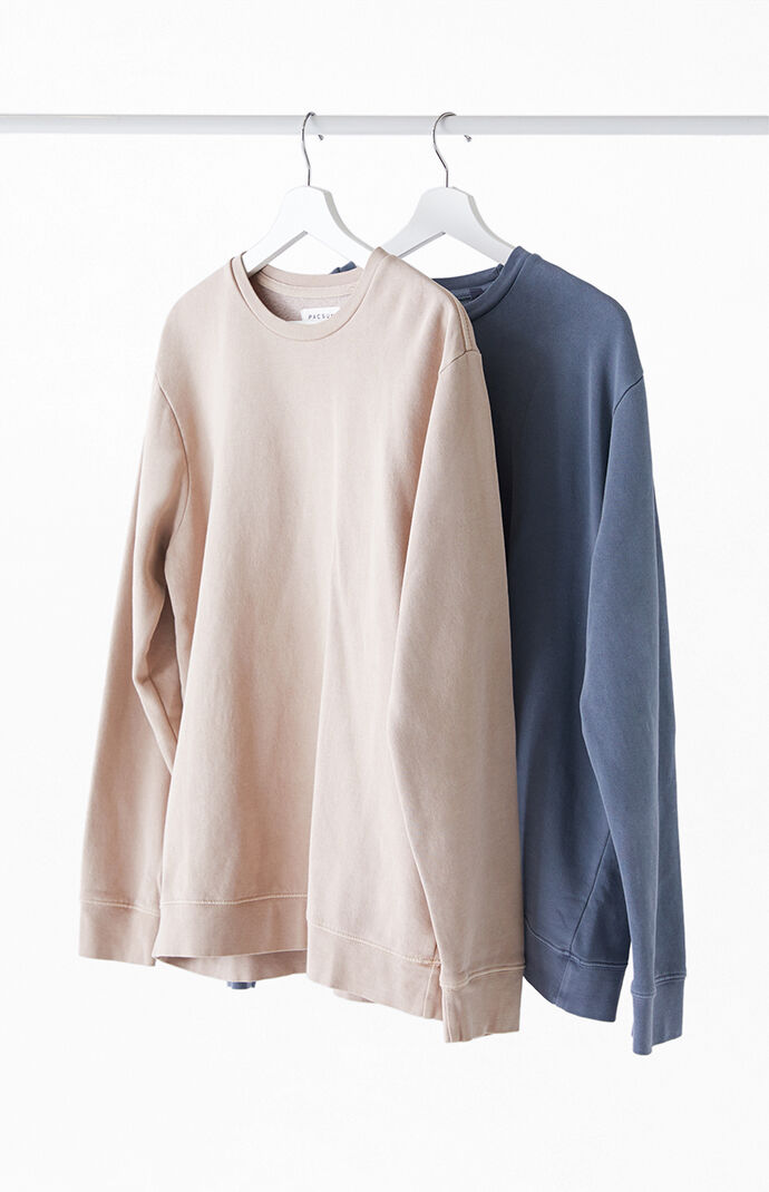 2 Pack Crew Neck Sweatshirt