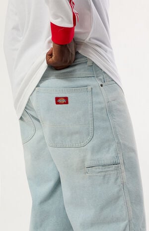 Light Blue Loose Jean Shorts image number 5
