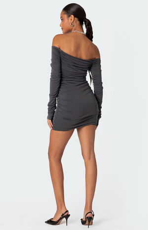Cyra Ruched Mini Dress image number 4