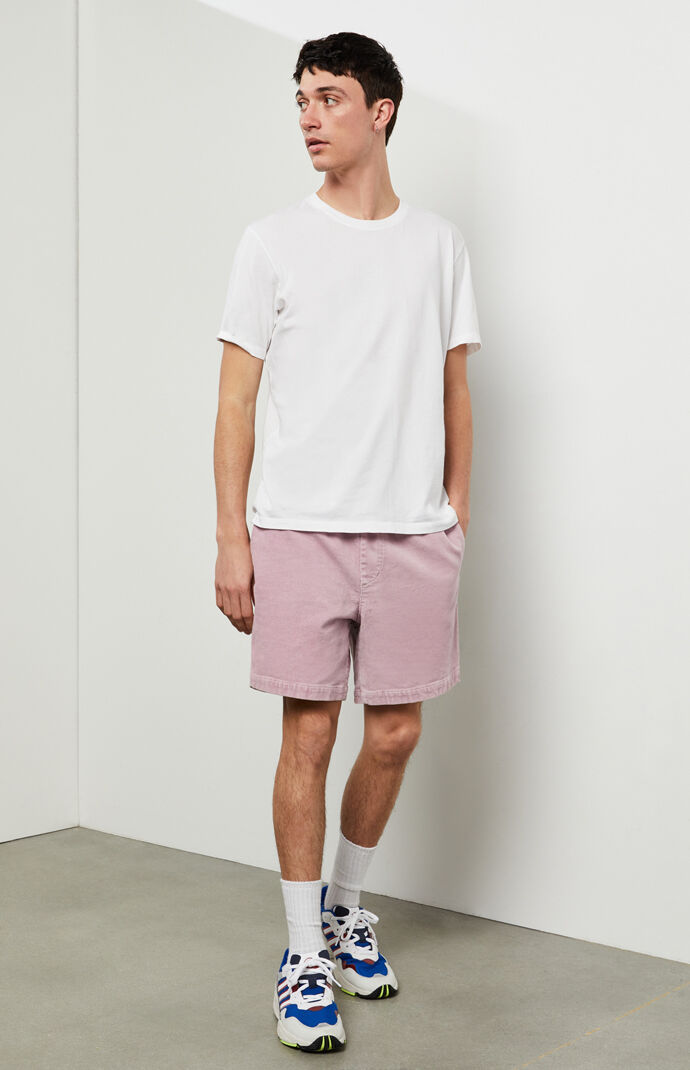 Mauve Corduroy Volley Shorts