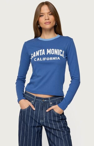 Santa Monica Long Sleeve T-Shirt image number 1