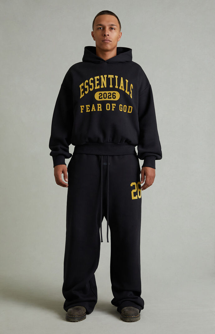 Fear of God ESSENTIALS Vintage Black Lounge Fleece Baggy