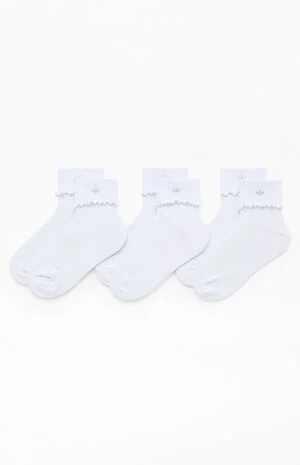 3-Pack Originals Cuffed Ruffle Socks image number 1