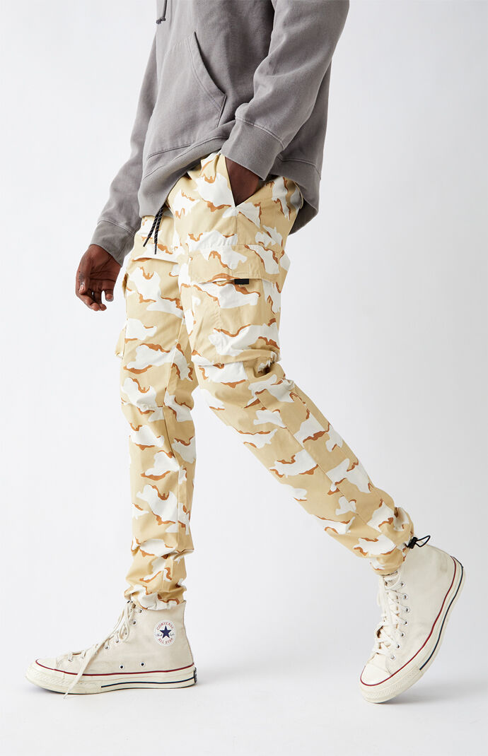 Pacsun drop skinny camo cargo jogger pants online