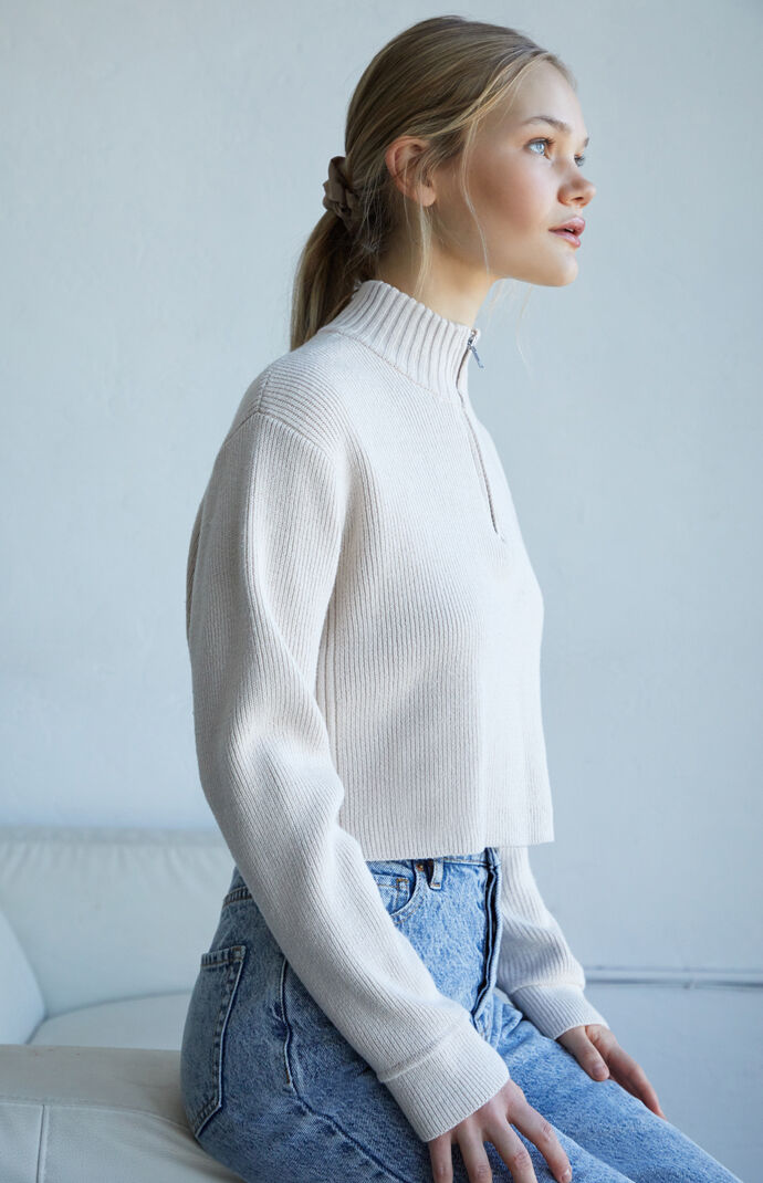 Pepper Zip Up Sweater