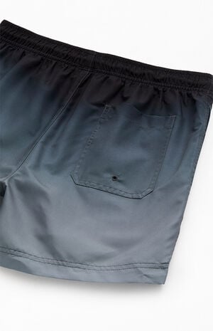 Black Gradient Eco 4.5" Swim Trunks image number 4