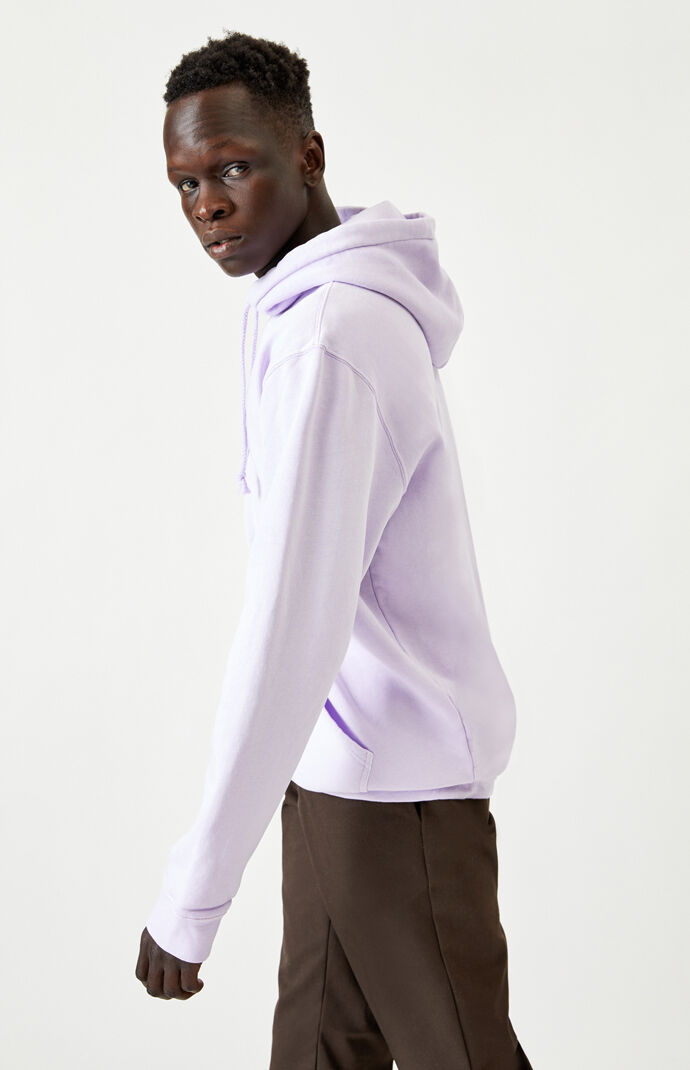 Lavender Stock Vintage Wash Oversized Hoodie