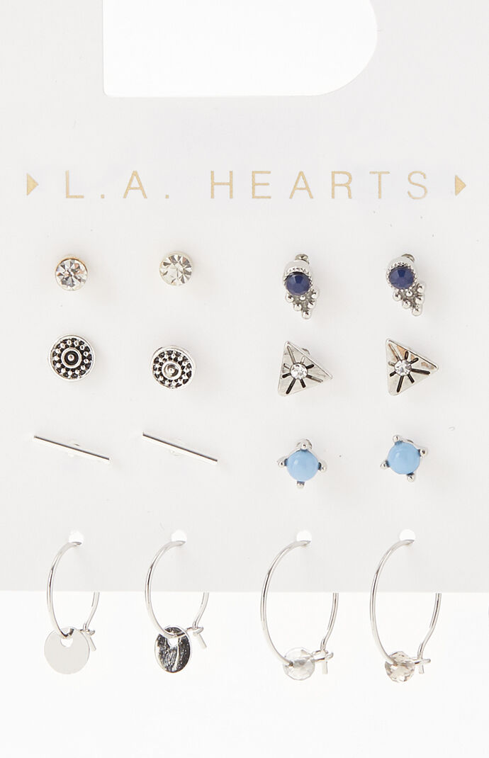 16 Pack Stone Earrings