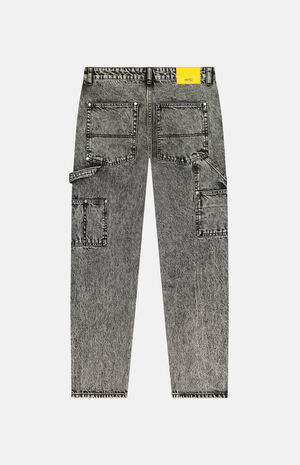 Gray Denim Carpenter Pants image number 2
