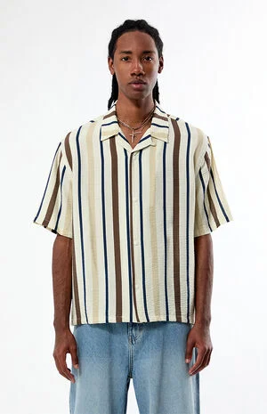 Striped Camp Shirt image number 1