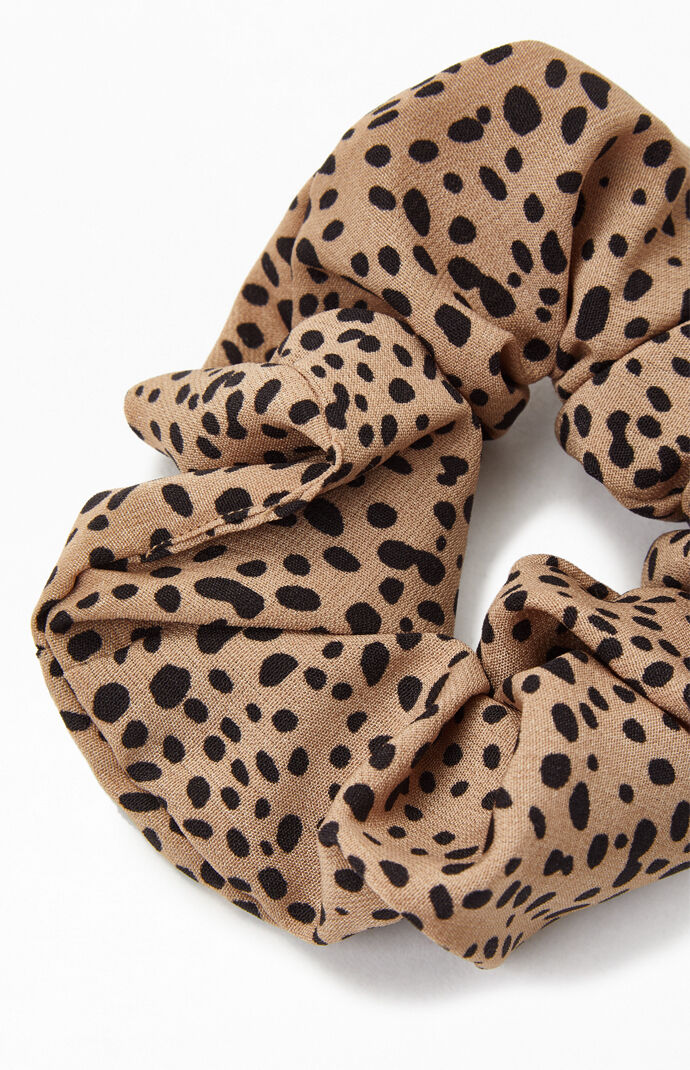 Leopard Print Single Scrunchie