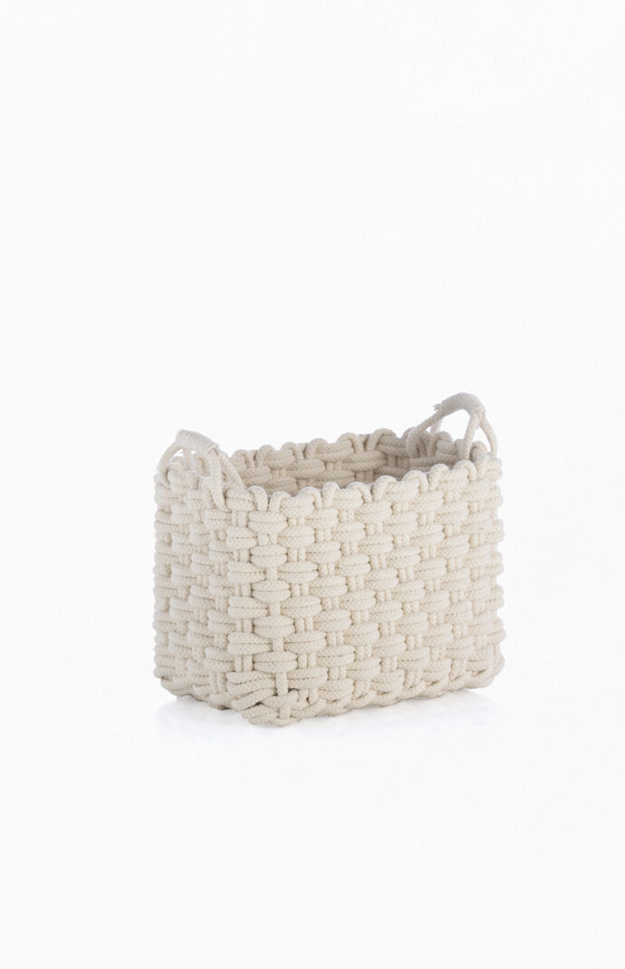 Ivory Dharma 2-Set Rectangle Basket
