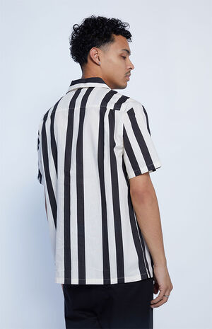 Black & White Stripe Resort Shirt image number 3