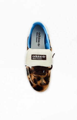 x Wales Bonner Samba Pony Leopard Shoes image number 5