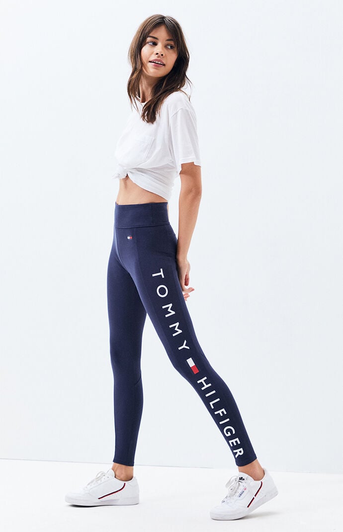 tommy hilfiger leggings and shirt